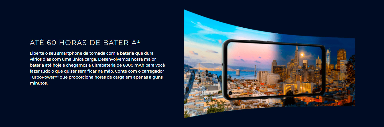 Smartphone Motorola G9 Power 128GB 4GB RAM Tela 6,8 Câmera Tripla Traseira 64MP + 2MP + 2MP Frontal de 16MP Bateria 6000mAh Verde